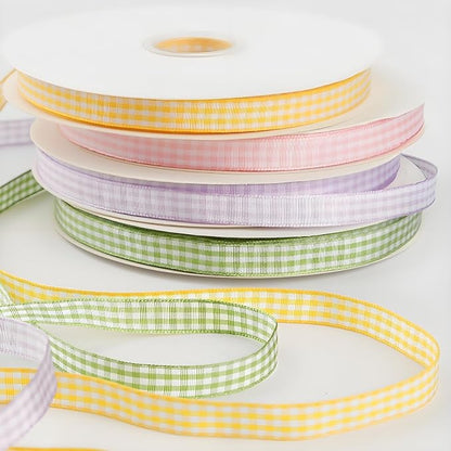 Classic Gingham Checkered Ribbon, DIY Projects, Hair Bows, Scrapbooking & Party - Image 3