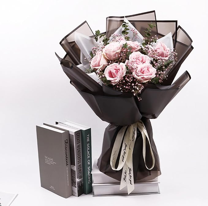 FUHITIM 20 Sheets Flower Wrapping Paper - Image 5