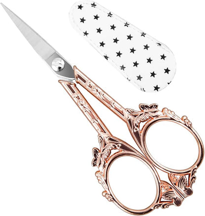 Rose Gold Crochet Scissors Kit by GLEXAL
