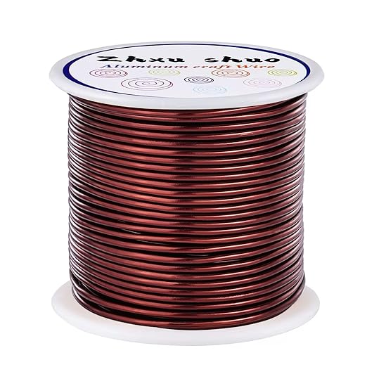 12 Gauge Aluminum Wire 35 Yards Anodized Metal Wire by ZhXu+Shuo