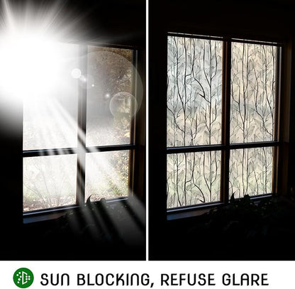 DKTIE Window Film Privacy with Installation Tools, Decorative Stained Glass - Image 3