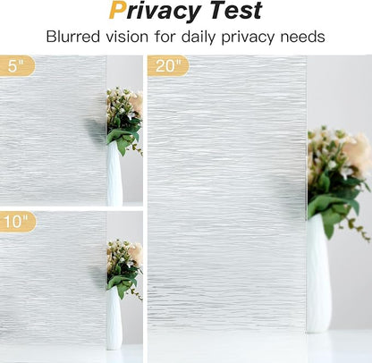 Haton Window Privacy Film, Frosted Glass Privacy Window Clings, Sun Blocking - Image 9