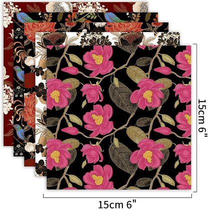 Origami Paper Kit 100 Sheets 6 Inch Square Double Sided Color 20 Vivid Colors - Image 3