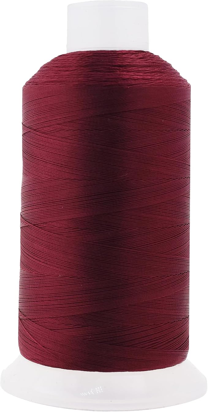 Mandala Crafts Wine Heavy Duty Thread -1500 Yds Tex 90 Thread by MandalaCrafts