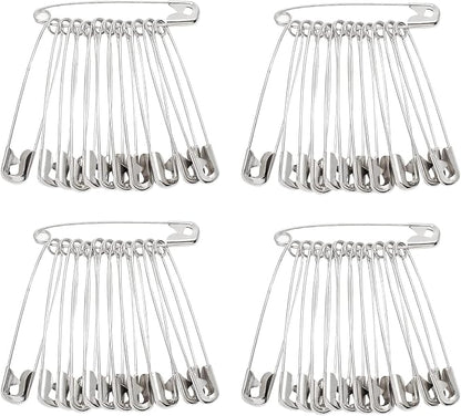 200 PCS 55mm / 2.2 Inch Safety Pins Heavy Duty Quilting Pins, Large Safety Pins - Image 2