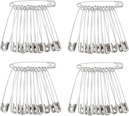 200 PCS 1.1 Inch Heavy Duty Silver Metal Sewing Pins - Image 2
