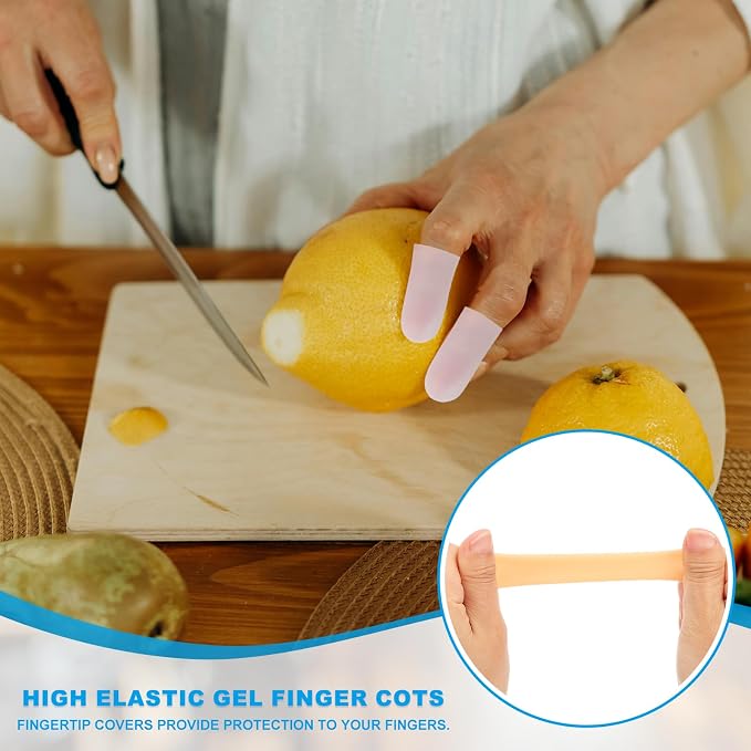 PATIKIL Gel Finger Cots 2"x0.79" - Image 4