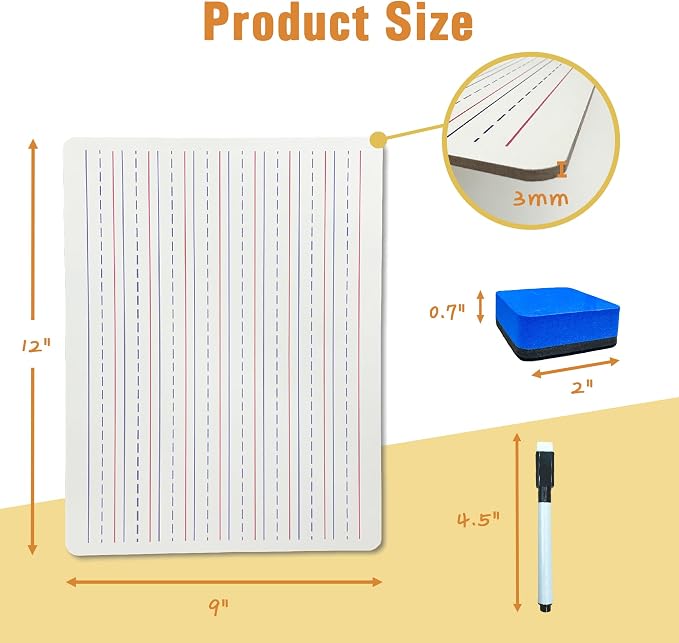 Small Dry Erase Lapboard Set - Image 2