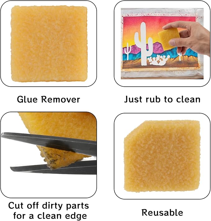 WHTCHSU 1Pcs Glue and Residue Eraser Rubber Cement Cleaner - Image 4