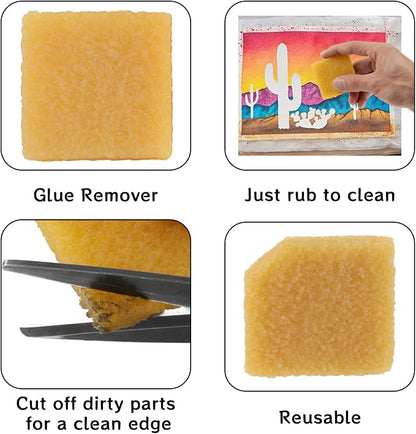 WHTCHSU 1Pcs Glue and Residue Eraser Rubber Cement Cleaner - Image 4