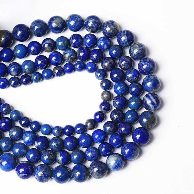 8mm 90PCS AAA+ Natural Lapis Lazuli Gemstone Beads Round Loose Stone Beads - Image 3