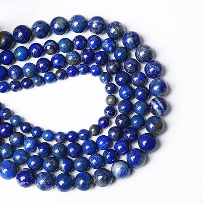 6mm 120PCS AAA+ Natural Lapis Lazuli Gemstone Beads Round Loose Stone Beads - Image 3
