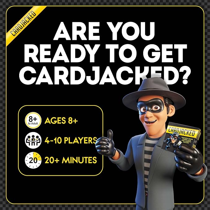 CARDJACKED Party Game – 4-10 Players, Ages 8+, 20+ Minutes – Family-Friendly - Image 6