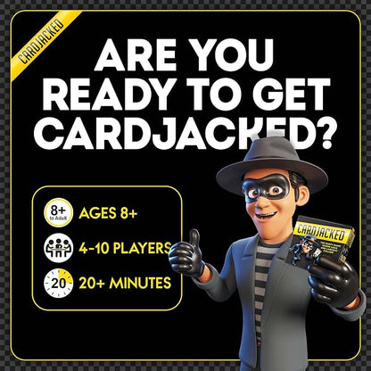 CARDJACKED Party Game – 4-10 Players, Ages 8+, 20+ Minutes – Family-Friendly - Image 6