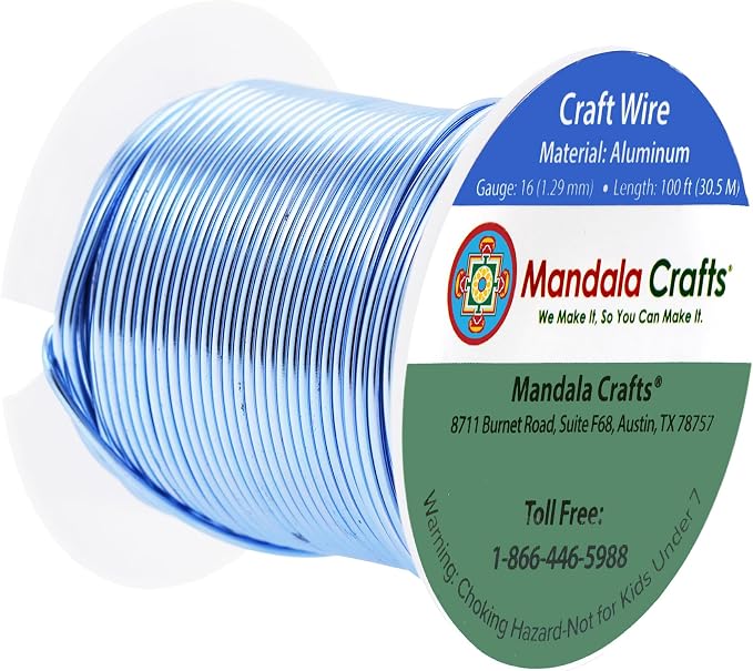 Mandala Crafts 16 Gauge Anodized Aluminum Craft Wire - Image 2