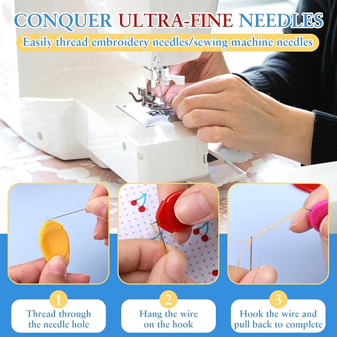 Fedmut 35PCS Needle Threaders for Hand Sewing, Sewing Machine Needle Threader - Image 5
