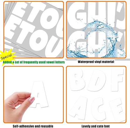 Bemeol 360 Pcs 30 Sheets Bulletin Board Letters 2.5 Inches Alphabet Stickers - Image 5