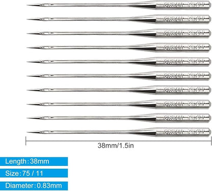 30 Pack Sewing Machine Needles Size 75/11 130/705H HAx1 Embroidery Sewing - Image 2