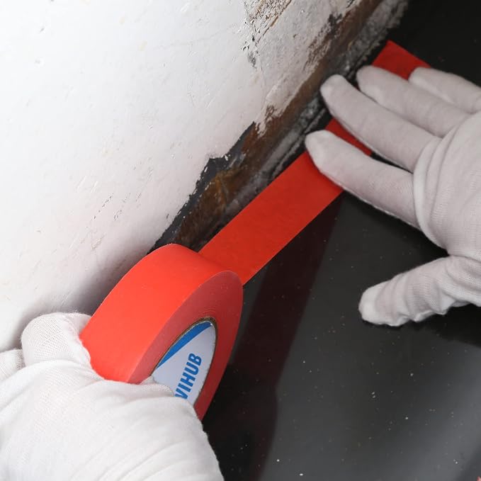 Red Painters Tape, 1 inch x 60 Yards - Image 6