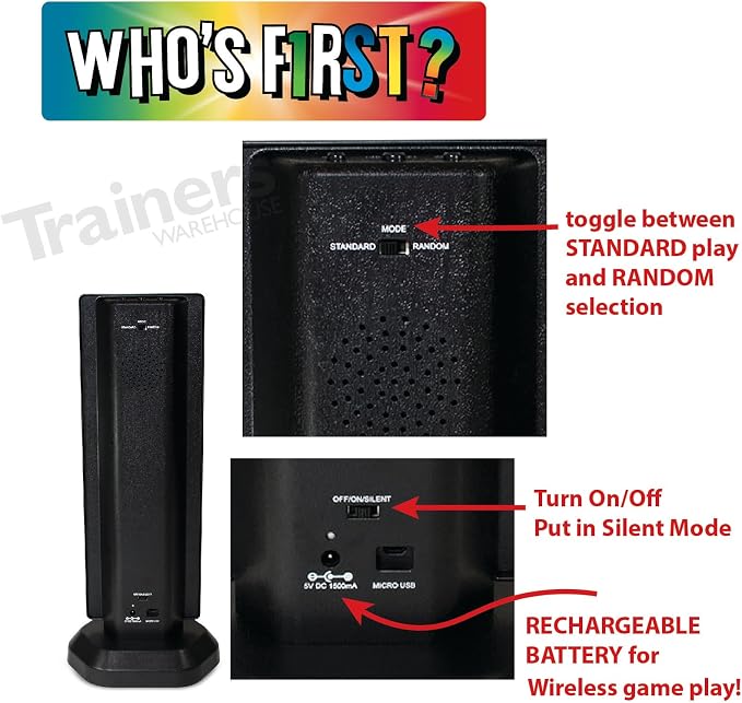 Trainers Warehouse Who's First? v3 Wireless Game 6 Buzzer System | Foster - Image 7