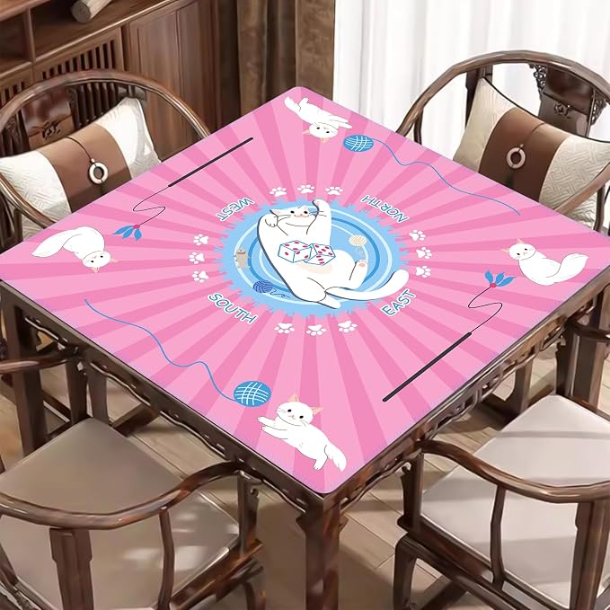31.5''x31.5'' Mahjong Mat for Table, Mahjong Cloth Cover, Mahjong Tablecloth - Image 7