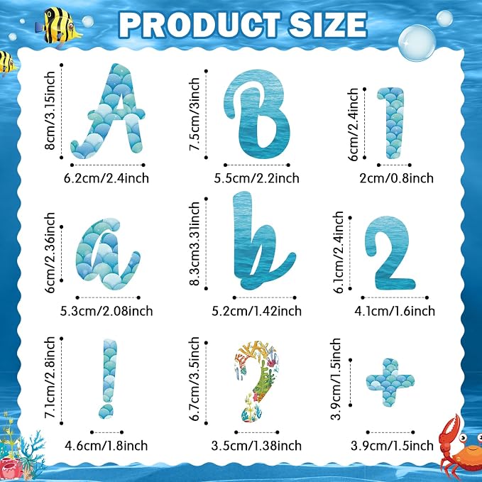 221 Pcs Bulletin Board Letters Round Alphabet Number Punctuation Symbol Combo - Image 3