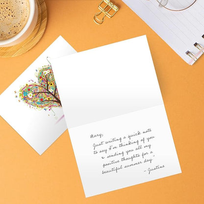 Seasons of Life Note Card Assortment Pack/Set Of 24 Greeting Cards And White - Image 6
