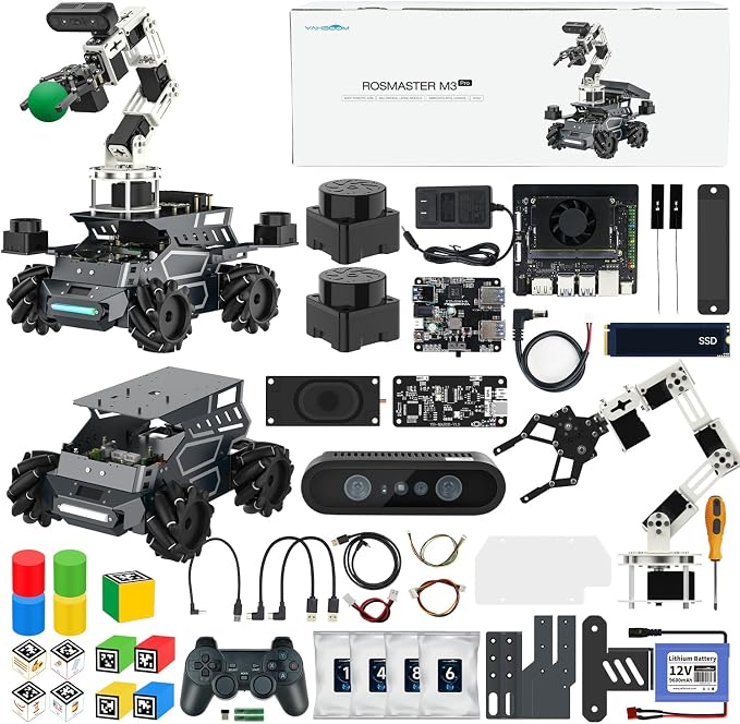 Yahboom ROS2 AI Robot Kit with Jetson Orin NX 8GB Super Large AI Model Supports by Yahboom