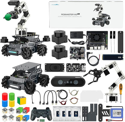 Yahboom ROS2 AI Robot Kit with Jetson Orin NX 8GB Super Large AI Model Supports by Yahboom