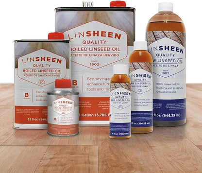 Boiled Linseed Oil – Fast Drying Flaxseed Wood Treatment to Rejuvenate and - Image 3