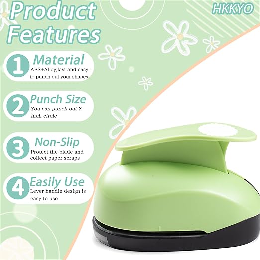 Scalloped Circle Punch, Scalloped Circle Paper Punch, ScallopedHole Punches - Image 6