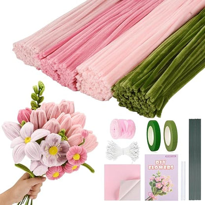 Pipe Cleaners Craft, Floral Tape, by Comealltime