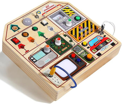 JAUNTY Montessori Wooden Busy Board - Image 6