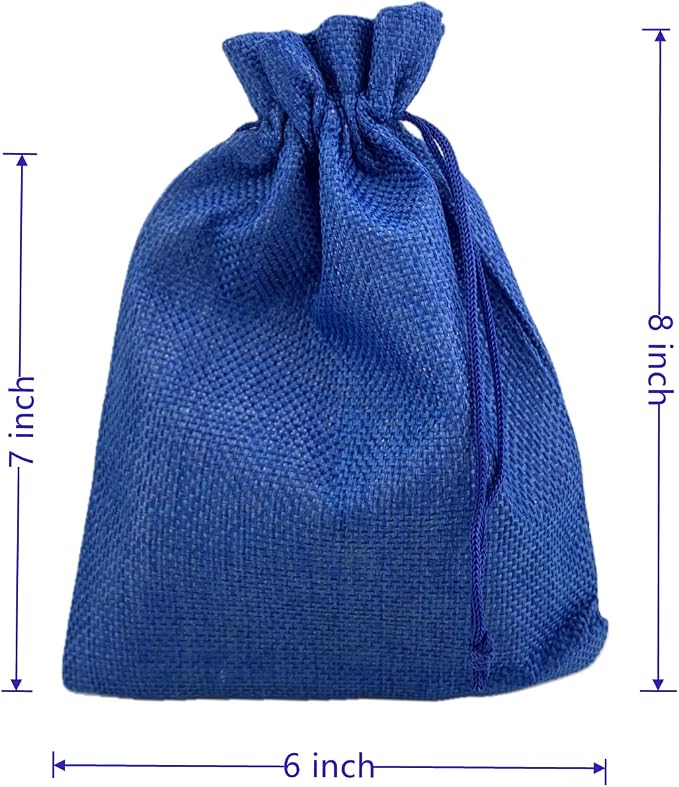 Palmhomee Pack of 25 Burlap Gift Bags - Image 3