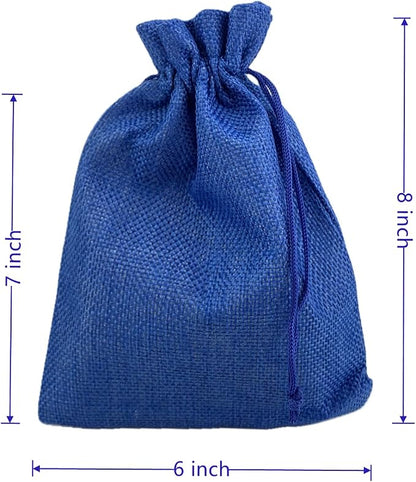Palmhomee Pack of 25 Burlap Gift Bags - Image 3