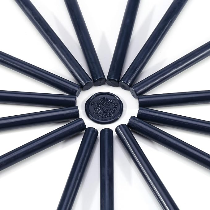 Yoption 15 Pcs Navy Blue Glue Gun Sealing Wax Sticks - Image 2