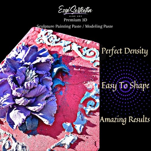 3D Sculpture Painting Paste|Texture Paste|Decorative Plaster|Ready to - Image 5
