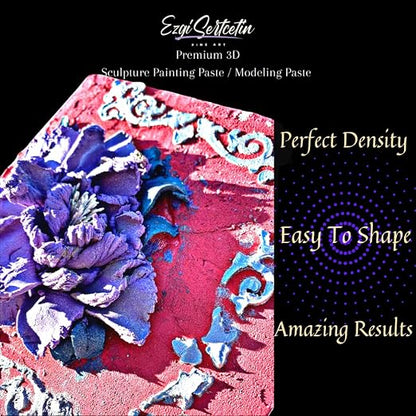3D Sculpture Painting Paste|Texture Paste|Decorative Plaster|Ready to - Image 5