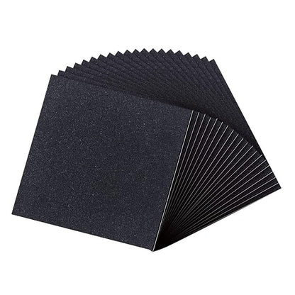 MAGZO 20Pcs Adhesive Foam Padding 1/16 in Thick X 4 in X 4 in, Closed Cell Foam by MAGZO