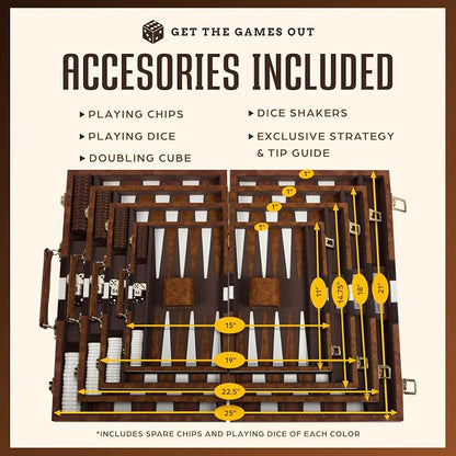 Get The Games Out Backgammon Set - Image 5