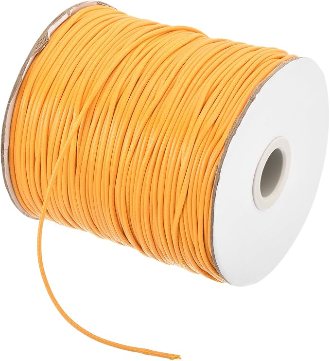 MECCANIXITY Waxed Cord 1.5mm Waxed Polyester Cord 175 Yard Wax String by MECCANIXITY