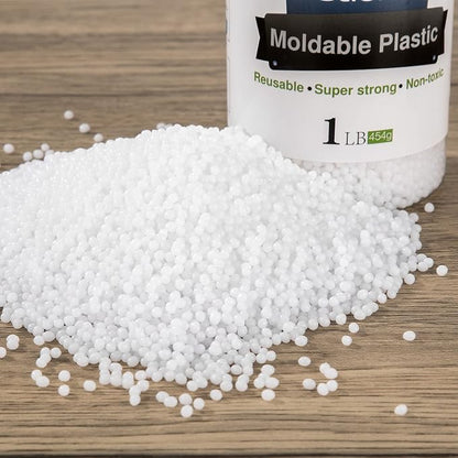 Betionol Moldable Plastic Clay, 1Lb/16oz White Modeling Clay Thermoplastic Beads - Image 2