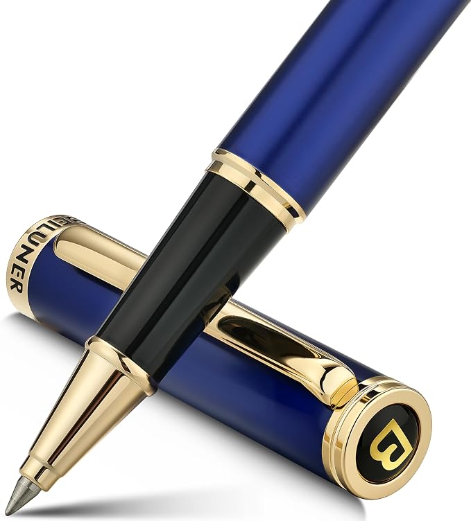 BEILUNER Luxury Rollerball Pen, 24K Gold Trim, Noble and Elegant Designs by BEILUNER