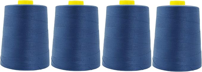 Mandala Crafts 4 Pack of Serger Threads Cones Spools by MandalaCrafts