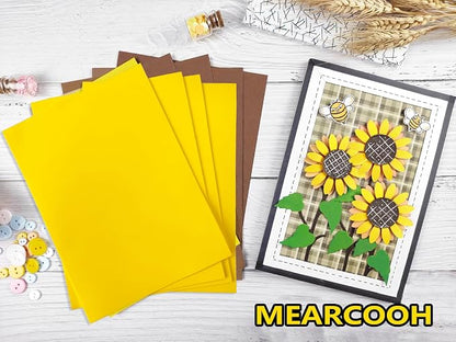 MEARCOOH Yellow Foam Sheets Crafts 9x12 Inch 2mm Eva Color Craft Foam Paper - Image 5