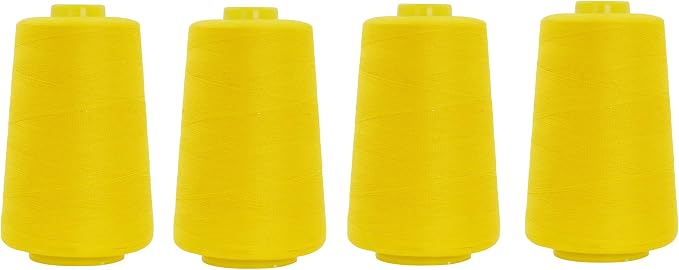 Mandala Crafts 4 Pack of Serger Threads Cones Spools by MandalaCrafts