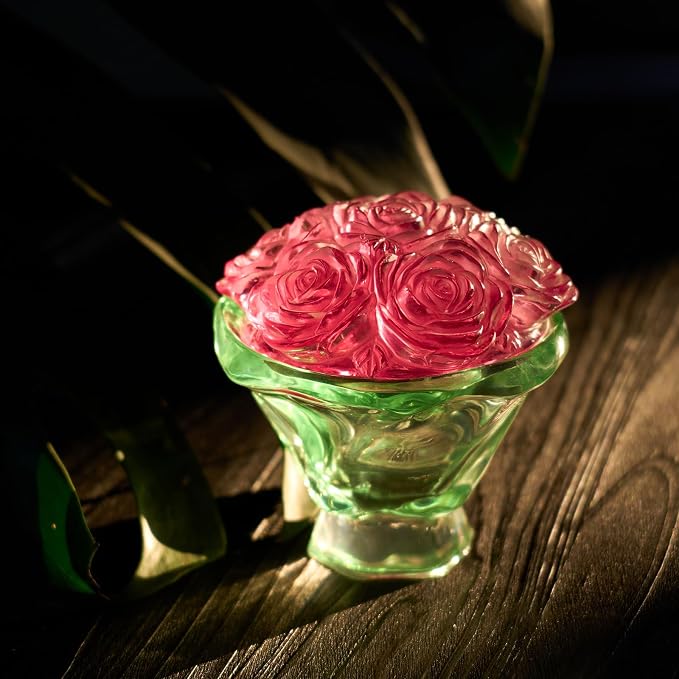 Epoxy Resin Storage Box Silicone Molds A Bouquet of Roses Jar - Image 6