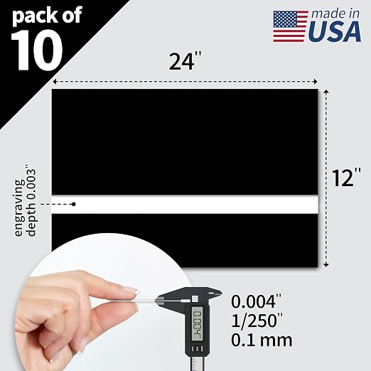 Trotec TroLase Lights | 24"x12"x1/250" | Adhesive-Backed Flexible Laser - Image 2
