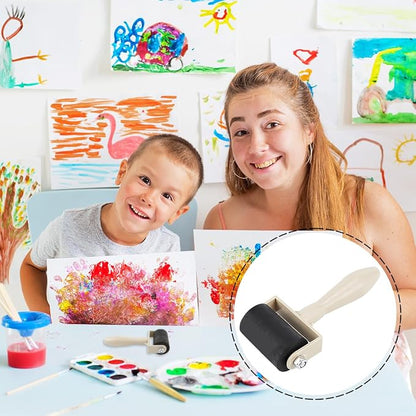15Pcs Printmaking Brayer Rubber, Relief Printing Brayers Plastic Brayer Brayer - Image 5
