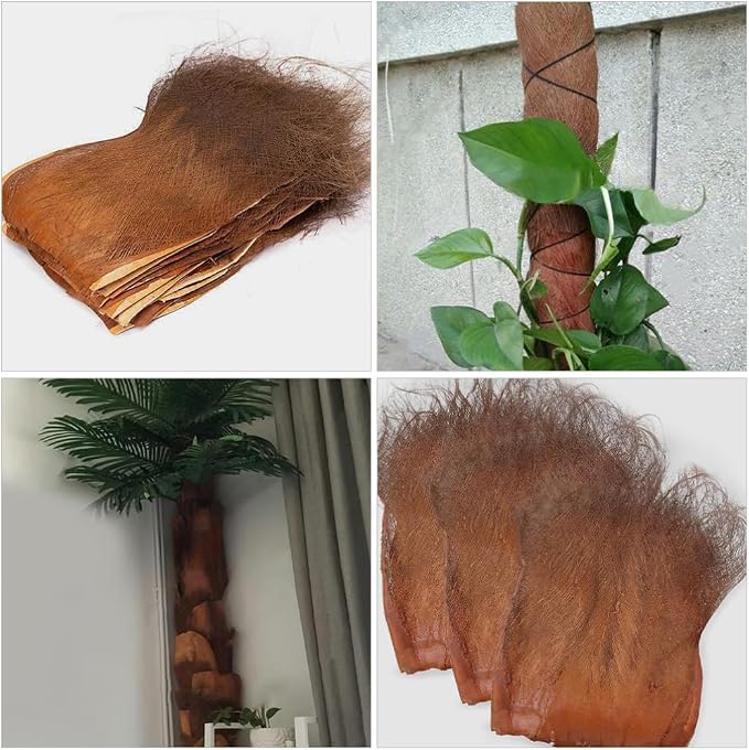 VOSAREA 5 Sheets Fake Tree Barks Coconut Bark Decoration Garden Background Bark - Image 6
